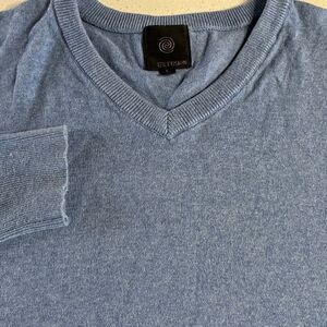 F/X Fusion V-Neck Cotton/cashmere Sweater Sz. L